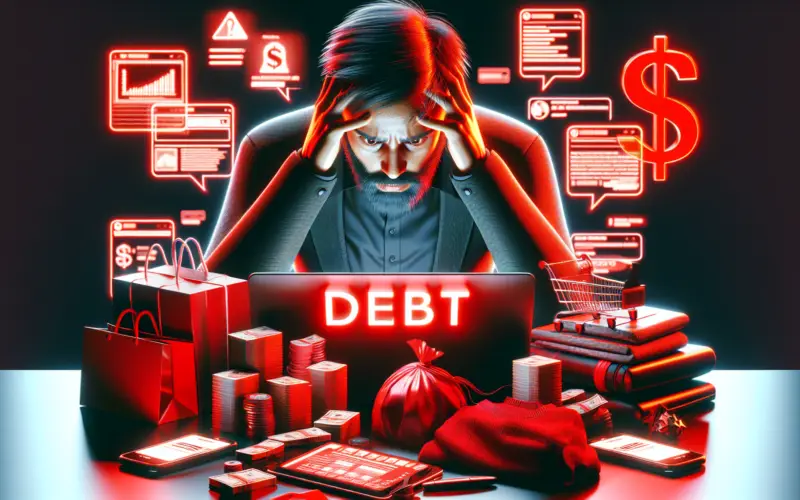 Alarmierende Schuldenentwicklung bei Online-Händlern: Impulsives Einkaufen führt zu finanziellen Schwierigkeiten